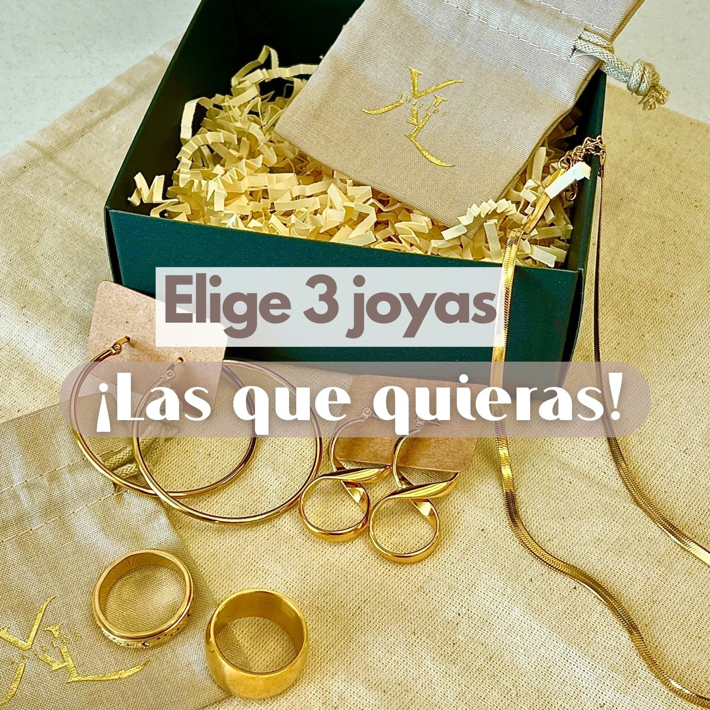 Pack de 3 joyas a tu gusto