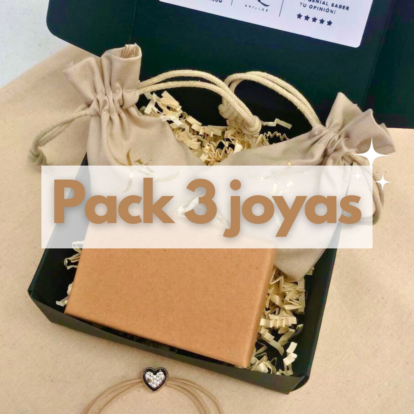 Pack de 3 joyas