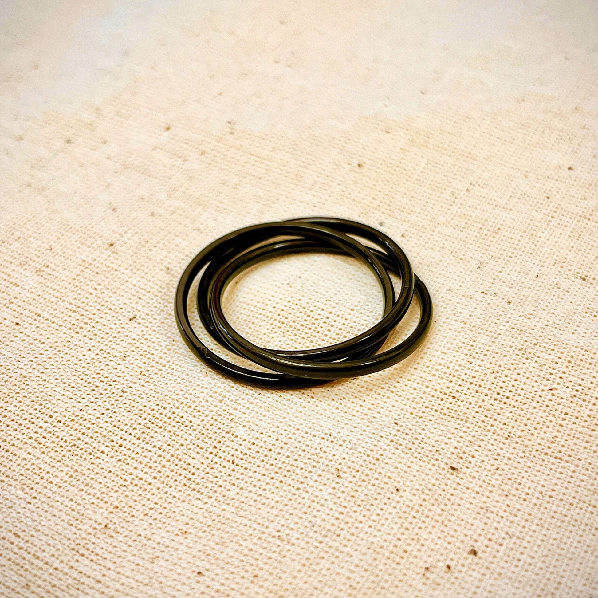 Anillo "Triocha" Negro - Anillos XL